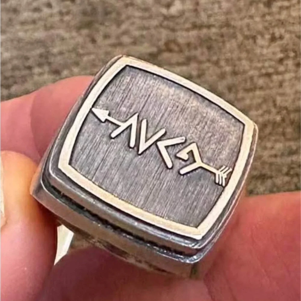 God is greater than the Highs and lows size 9.75 Custom made Ring mens